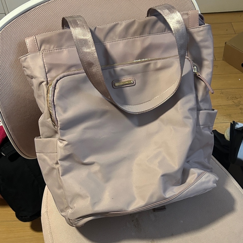 Nylon Tote Bag in Dusty Pink - Unbranded